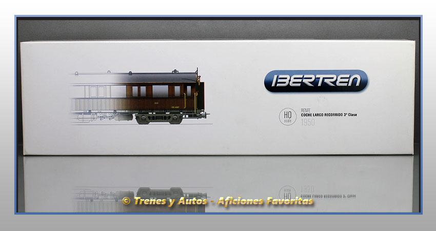 Coche pasajeros madera Largo Recorrido CC-637 - Renfe
